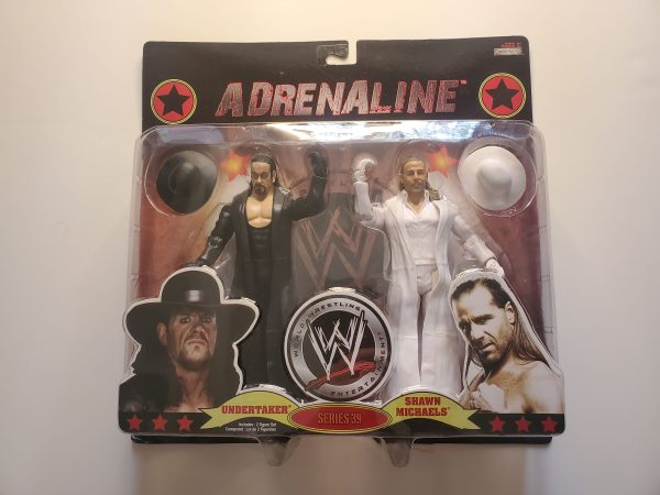 WWE Adrenaline Series 39 Undertaker & Shawn Michaels Action Figure 2-Pack Fashion