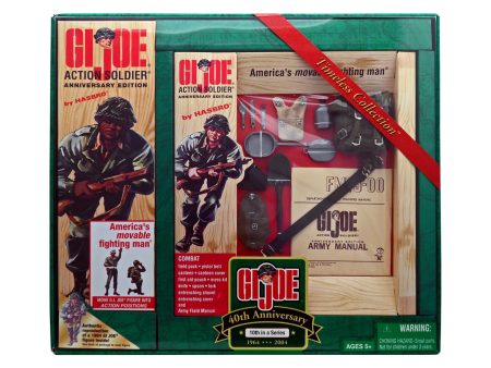 G.I. Joe 40th Anniversary Action Soldier with Combat Field Pack (African-American) 12-Inch Action Figure Set 10th in a Series For Cheap