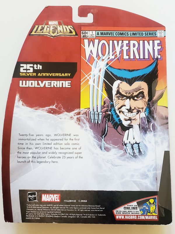 Marvel Legends 25th Silver Anniversary Wolverine Exclusive 6-Inch Action Figure For Discount