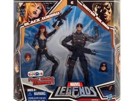 Marvel Legends Black Widow & Winter Soldier (Black Widow in Black Costume) Exclusive Action Figure 2-Pack Online Hot Sale