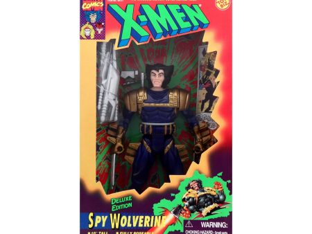 X-Men Deluxe Edition Spy Wolverine Blue Variant 10-Inch Action Figure Hot on Sale