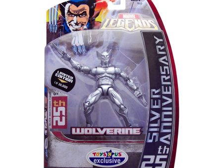 Marvel Legends 25th Silver Anniversary Wolverine Exclusive 6-Inch Action Figure For Discount