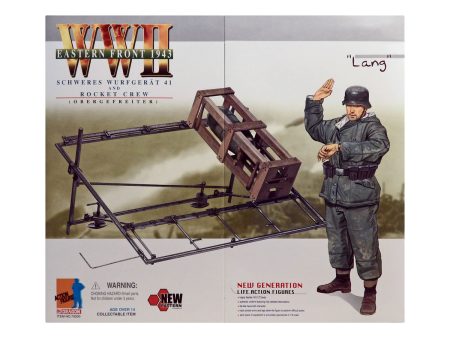 Dragon WWII Eastern Front 1943 Schweres Wurfgerat 41 and Rocket Crew (Obergefreiter) “Lang” 12-Inch Action Figure Set on Sale