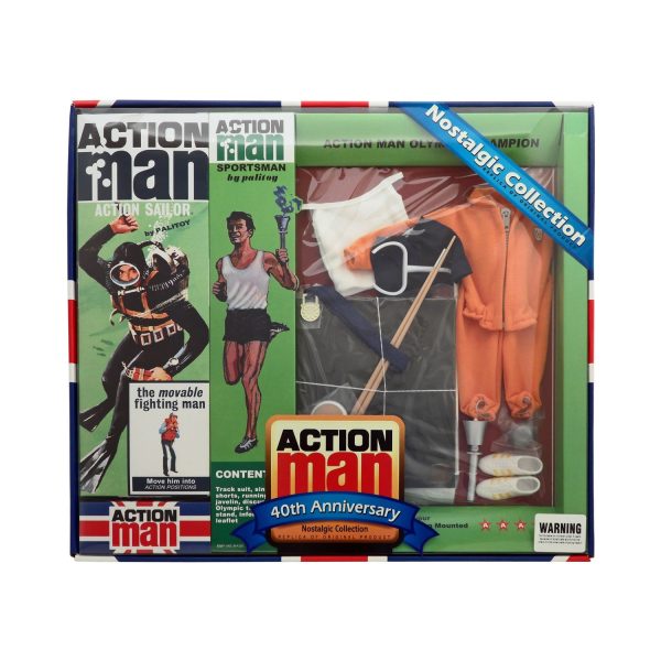 Action Man 40th Anniversary Nostalgic Collection Olympic Champion 12-Inch Action Figure Set Fashion