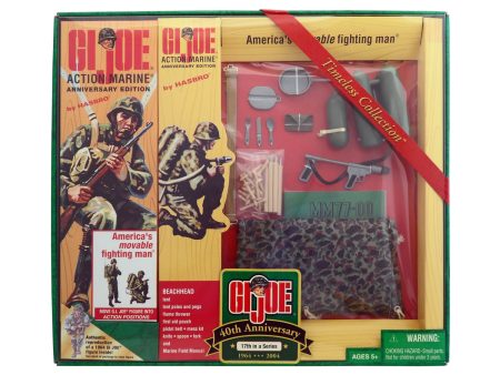 G.I. Joe 40th Anniversary Action Marine with Beachhead Assault 12-Inch Action Figure Set 17th in a Series Sale