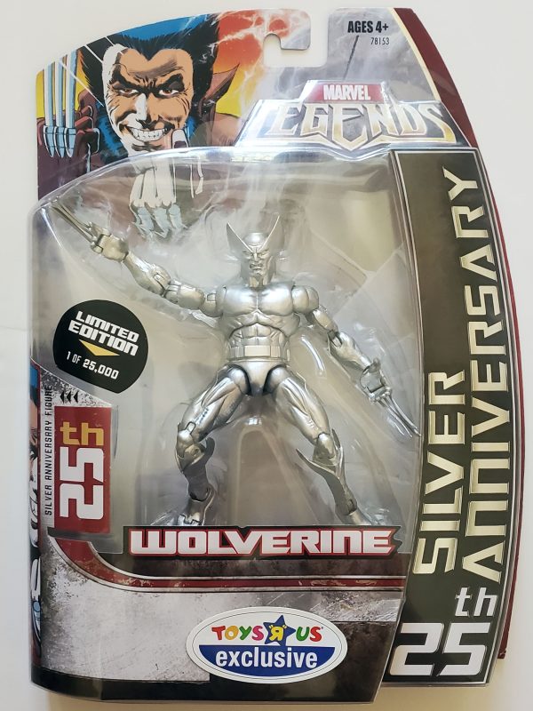 Marvel Legends 25th Silver Anniversary Wolverine Exclusive 6-Inch Action Figure For Discount