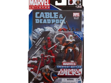 Marvel Universe Deadpool & Taskmaster Greatest Battles 3.75-Inch Action Figure Comic Pack For Cheap