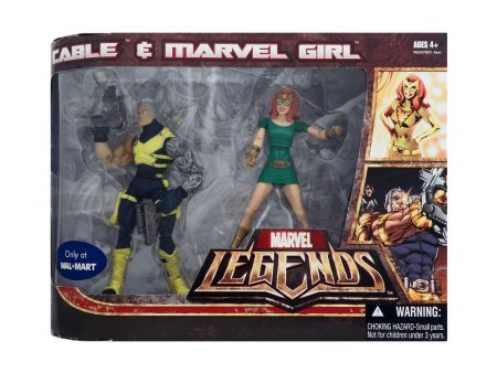 Marvel Legends Cable & Marvel Girl Action Figure 2-Pack Online Sale