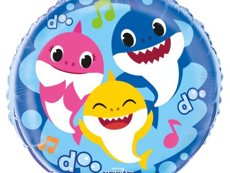 18  Baby Shark Foil Balloon For Cheap