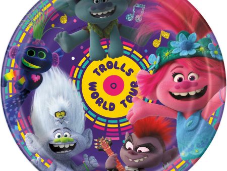 8 Trolls World Tour 9  Plate Hot on Sale