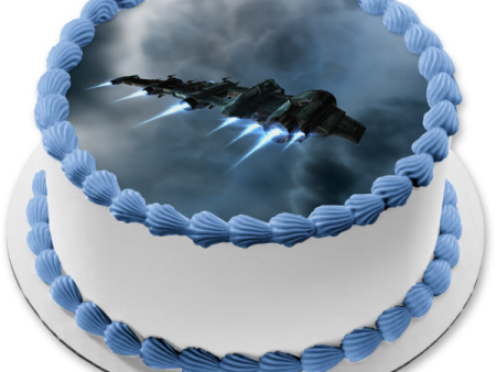 Spacecraft Edible Cake Topper Image ABPID52567 Online now