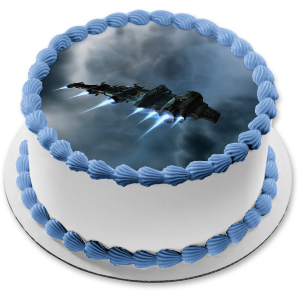 Spacecraft Edible Cake Topper Image ABPID52567 Online now