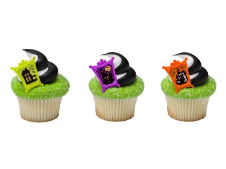 Halloween Haunted House Cupcake Rings (12ct) Hot on Sale