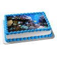 Ocean Life and Scape Fish Coral Edible Cake Topper Image ABPID52571 Online