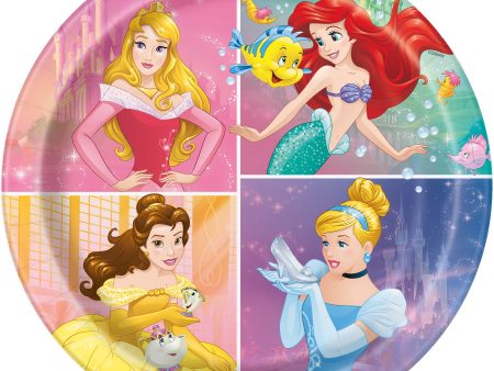 8 Disney Princess 9  Plate Sale