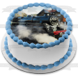 Locomotive Rail Transport System Train Edible Cake Topper Image ABPID52588 Online now