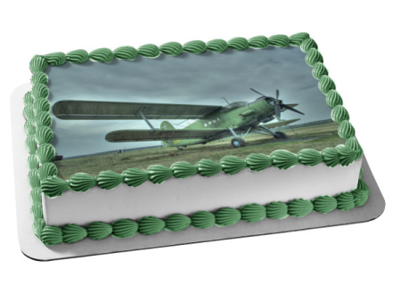 Antonov An-2 Aircraft Edible Cake Topper Image ABPID52516 Hot on Sale