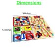 Spiderman Printed Jumbo 3 in 1 Ludo, Snake & Ladder and Town Game with Dice & Tokens Online now