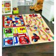 Spiderman Printed Jumbo 3 in 1 Ludo, Snake & Ladder and Town Game with Dice & Tokens Online now