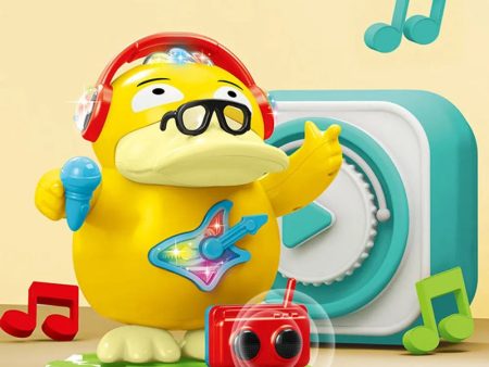 Dancing and Singing Rock Duck Toy with Light and Musical Toys on Sale