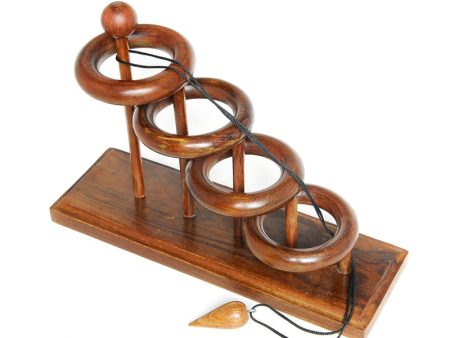 Wooden Rope and Loop Puzzle Supply