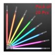 Multi-use Glow in The Dark Lumi Sticks Set - 20 Pieces (Party Game Glow Ornament) Online Sale