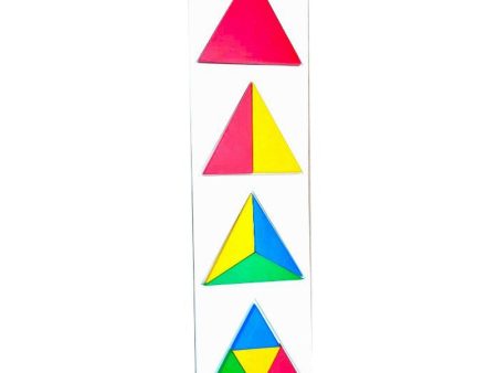 Fraction of  Triangle - Wooden Puzzle For Sale