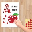 A-Z Alphabets Reusable Dot Sticker Activity Set For Sale