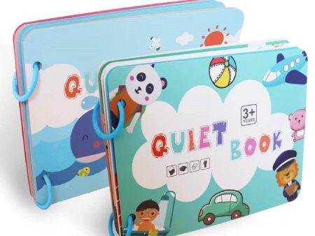 Busy Quiet Book Magic Stickers Board (Preschool Learning Activities) Online Sale