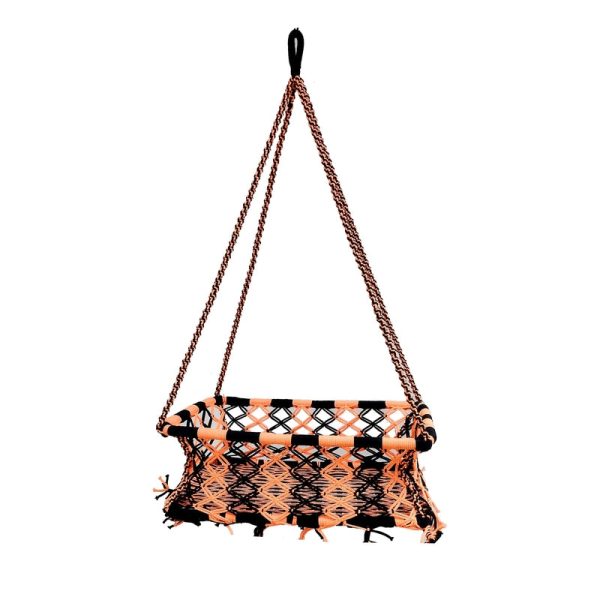 Sleeping Cotton Single Seater Jhula Swing Folding Washable with Safety Edges Corner Discount