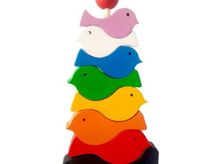 Birds Stacker - Wooden Toy Hot on Sale