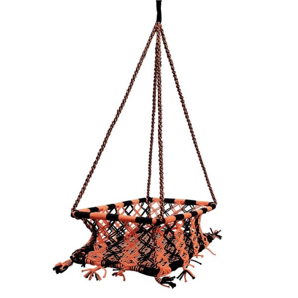 Sleeping Cotton Single Seater Jhula Swing Folding Washable with Safety Edges Corner Discount