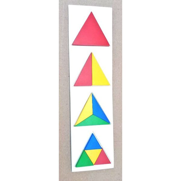 Fraction of  Triangle - Wooden Puzzle For Sale