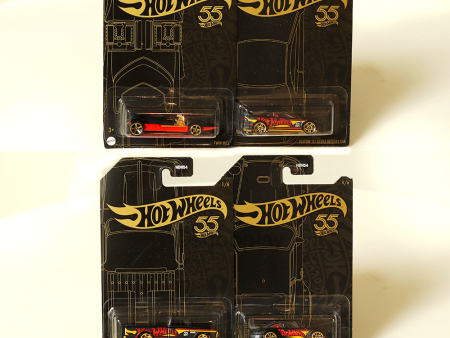 Hot Wheels Pearl Chrome (55) Car Set of 4 [HW83] Hot on Sale