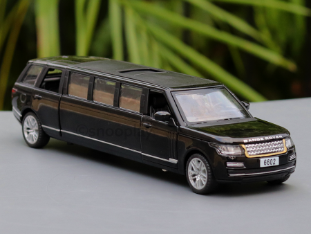 Diecast Metal Car resembling Range Rover Limousine with Openable parts, Lights and Sounds (Scale 1:32) - Assorted Colours Online