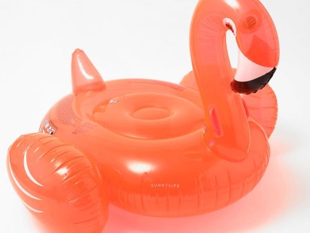 Inflatable Flamingo Luxe Swimming Ride On Float Rosie Watermelon - Neon Hot on Sale