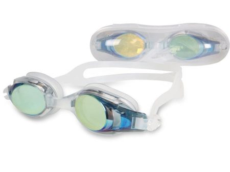 Viva Flash Swimming Goggle (Double Silicone Strap for Professional Swimming) | 8 - 12 Years Supply