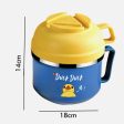 Blue Duck Themed Handle Lunch Box with Matching Lunch Box Cover Fashion