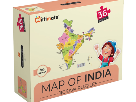 Map of India Puzzle Hot on Sale