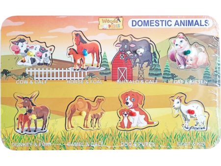 Domestic Animals - Board Puzzle Online now