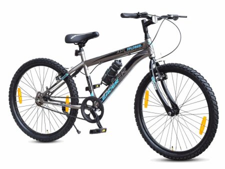 Xplorer MTB 24T Single Speed Mountain Bicycle (Grey) | 12+ Years (COD Not Available) Supply