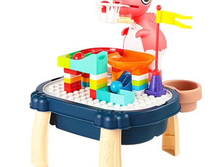 2 In 1 Dinosaur Projector & Building Blocks Table (Assorted Colors) For Discount