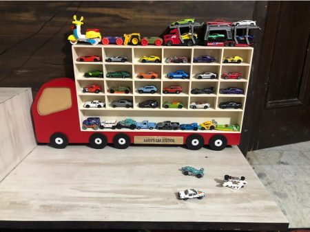 Personalised Monster Garage (Toy Car Storage) - COD Not Available Sale