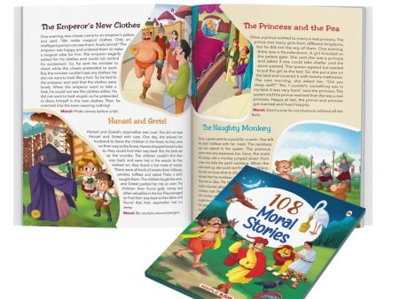 108 Moral Stories (Illustrated) - Story Book for Kids For Discount