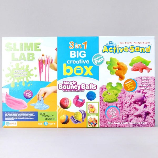 3 in 1 Big Creative Box - Activity Kit Online