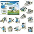 13 in 1 Educational Hybrid Solar Robot Kit Station Activity Toys Game for Kids (DIY-Do It Yourself) For Project Art  & Craft - Multicolored Discount