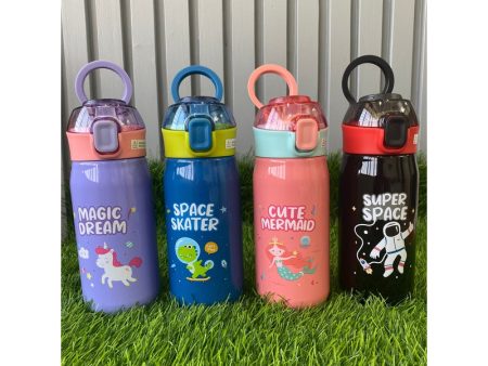 Premium Quality Super Brave Double Walled Vacuum Insulated Stainless Steel Water Bottle( 500ml ) - Assorted Colors Hot on Sale