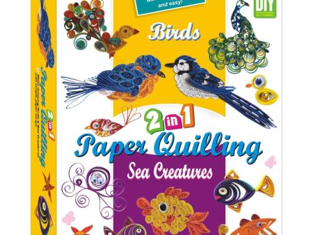 2 in 1 Paper Quilling (Birds+Sea Creature) Discount