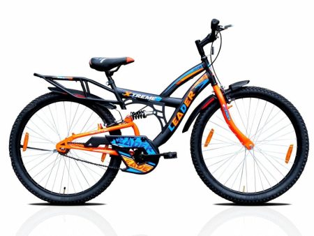 Xtreme 26T Rear Suspension Mountain Cycle (Black Fluro Orange) | 12+ Years (COD Not Available) on Sale