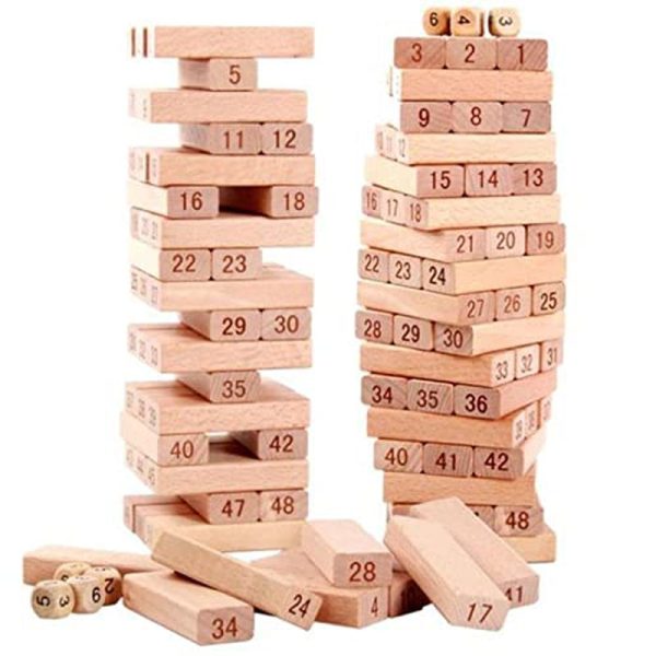 Zenga Wooden Blocks Stacking Balancing Game Supply